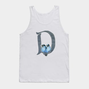 Avian Alphabet D - Turquoise dacnis Tank Top